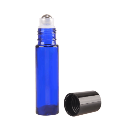 10ml 15ml 20ml empty glass clear amber cobalt blue essential oil bottle roller bottle in stock