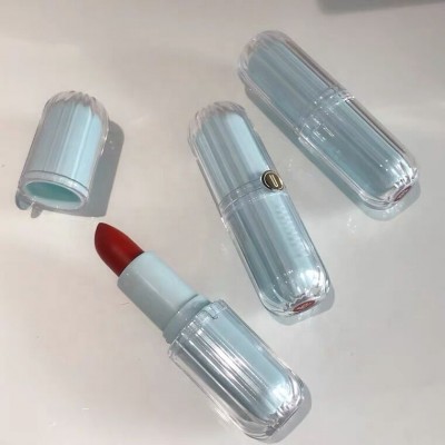 lip stick tube with different color and style empty plastic cosmetic packaging